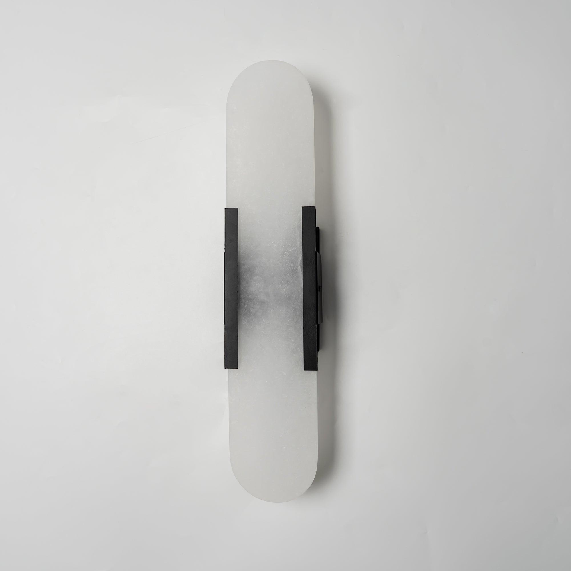 Modern Vägglampa - Alabaster & Metall