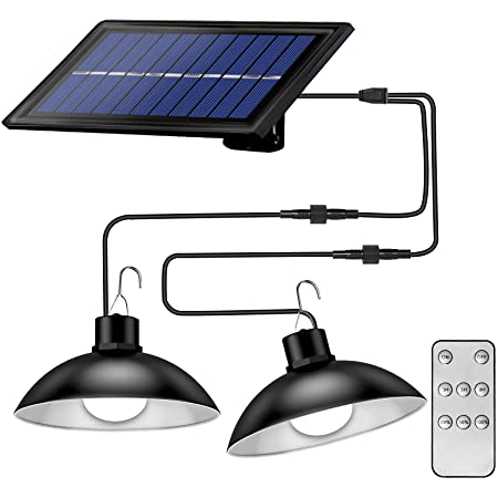 Trådlös solenergi LED-lampa med fjärrkontroll – TwinRay