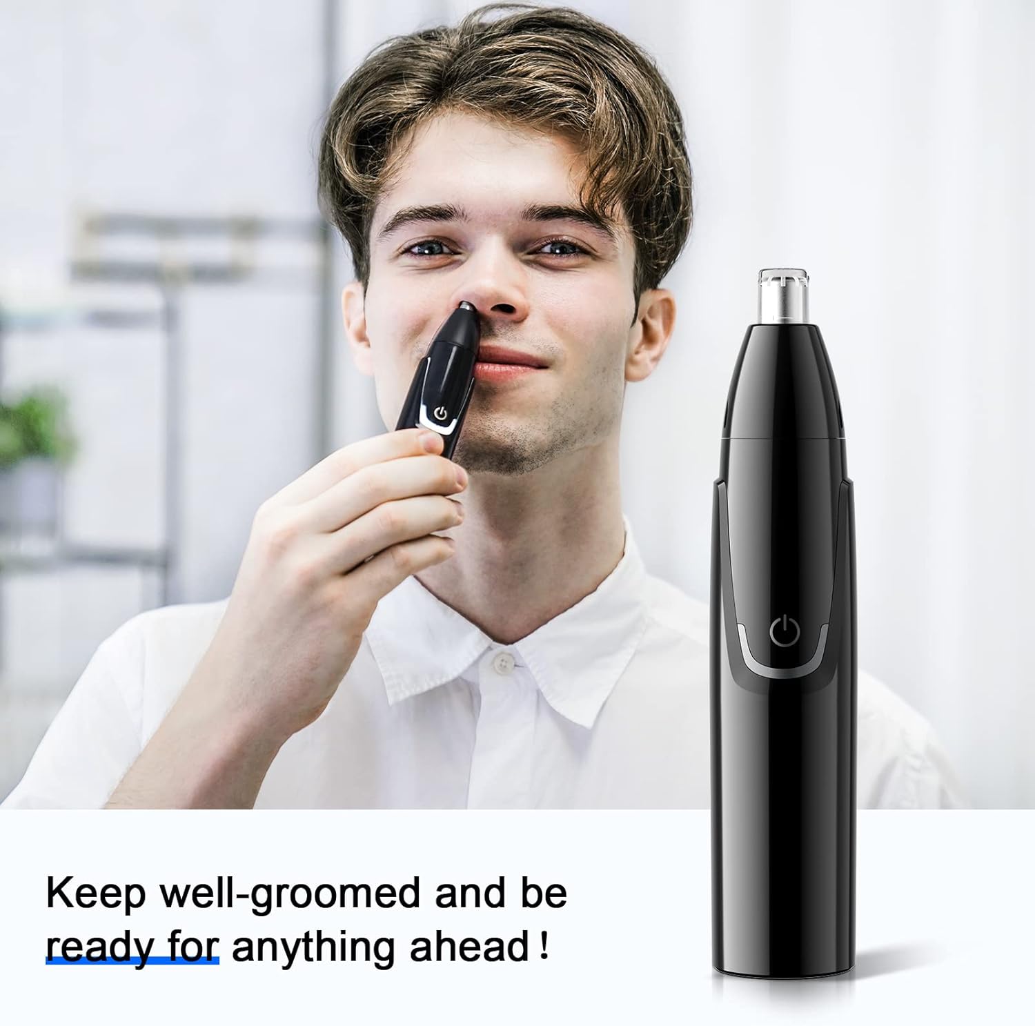 Uppladdningsbar Näsa- och Örontrimmer - Smärtfri Groomingbehandling
