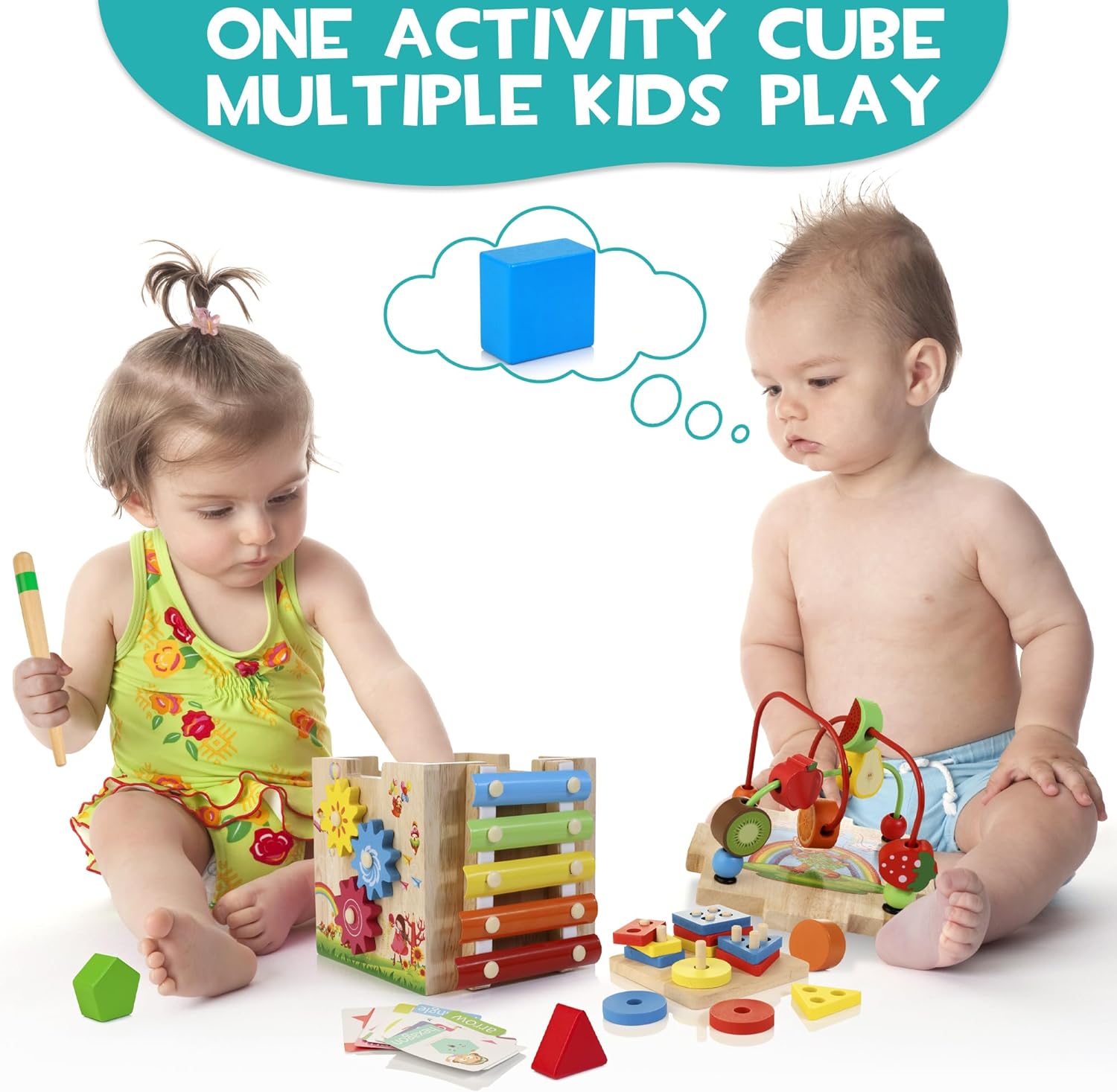 8-i-1 Montessori Lekkub – Cubbi