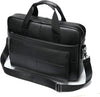 Premium Nötläder 38 cm Affärsväska med Organiseringsfack