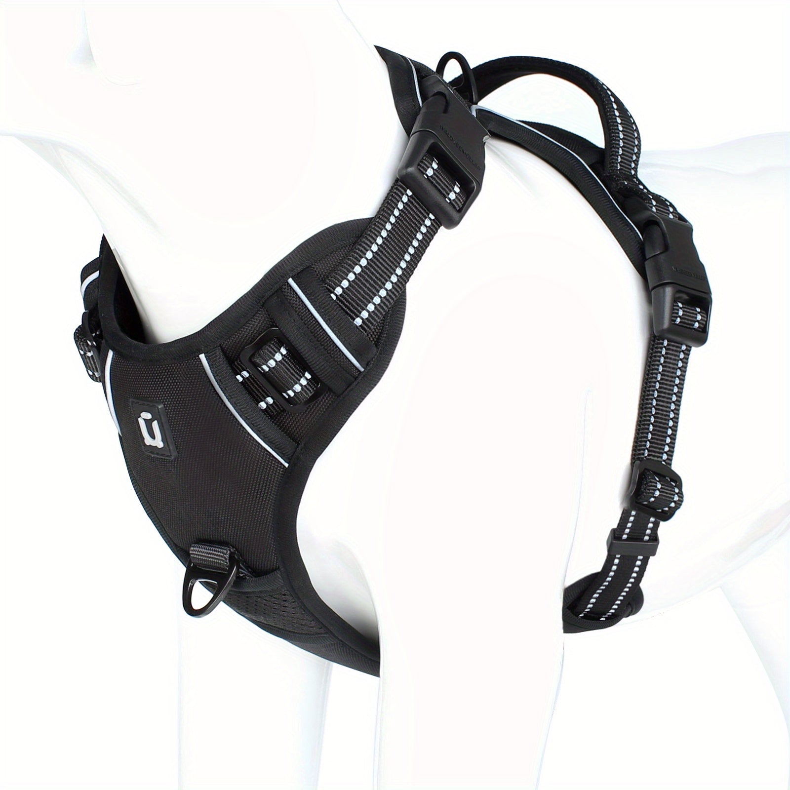 Reflekterande No-Pull Hundsele – Enkel promenad och träning med handtag