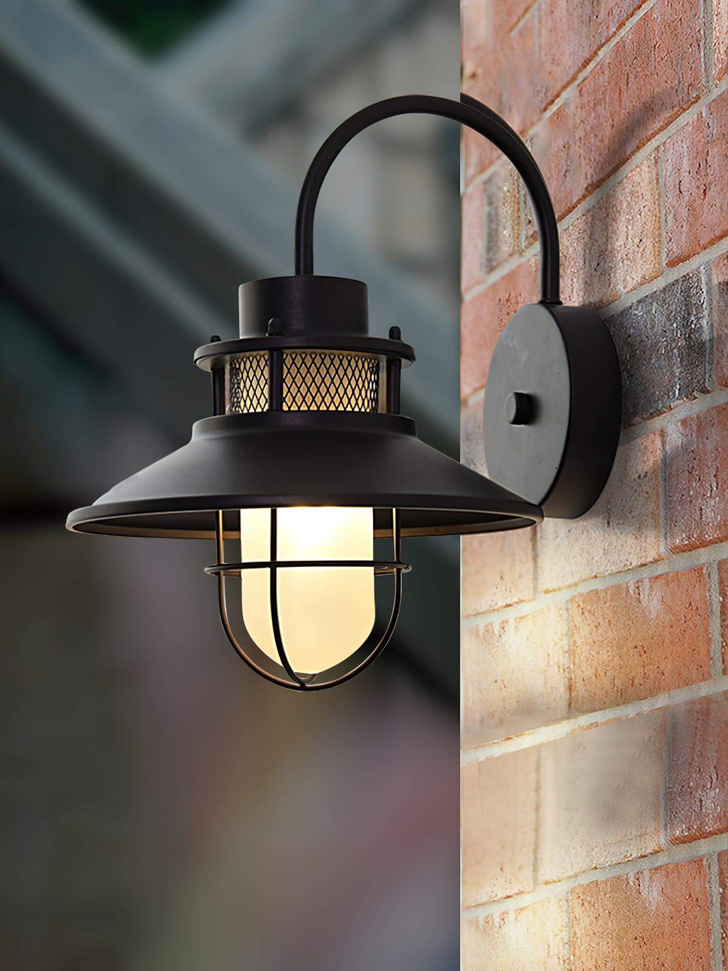 Industriell Utomhusvägglampa - Väderbeständig