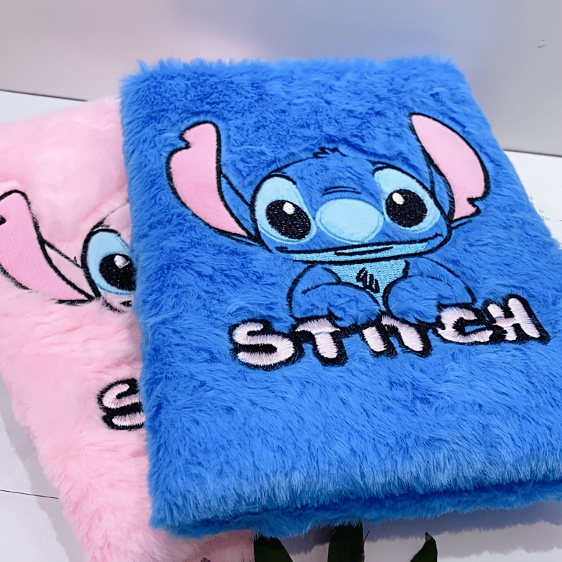 Stitch Plush Diary – Kawaii Cartoon Notebook för vuxna och barn