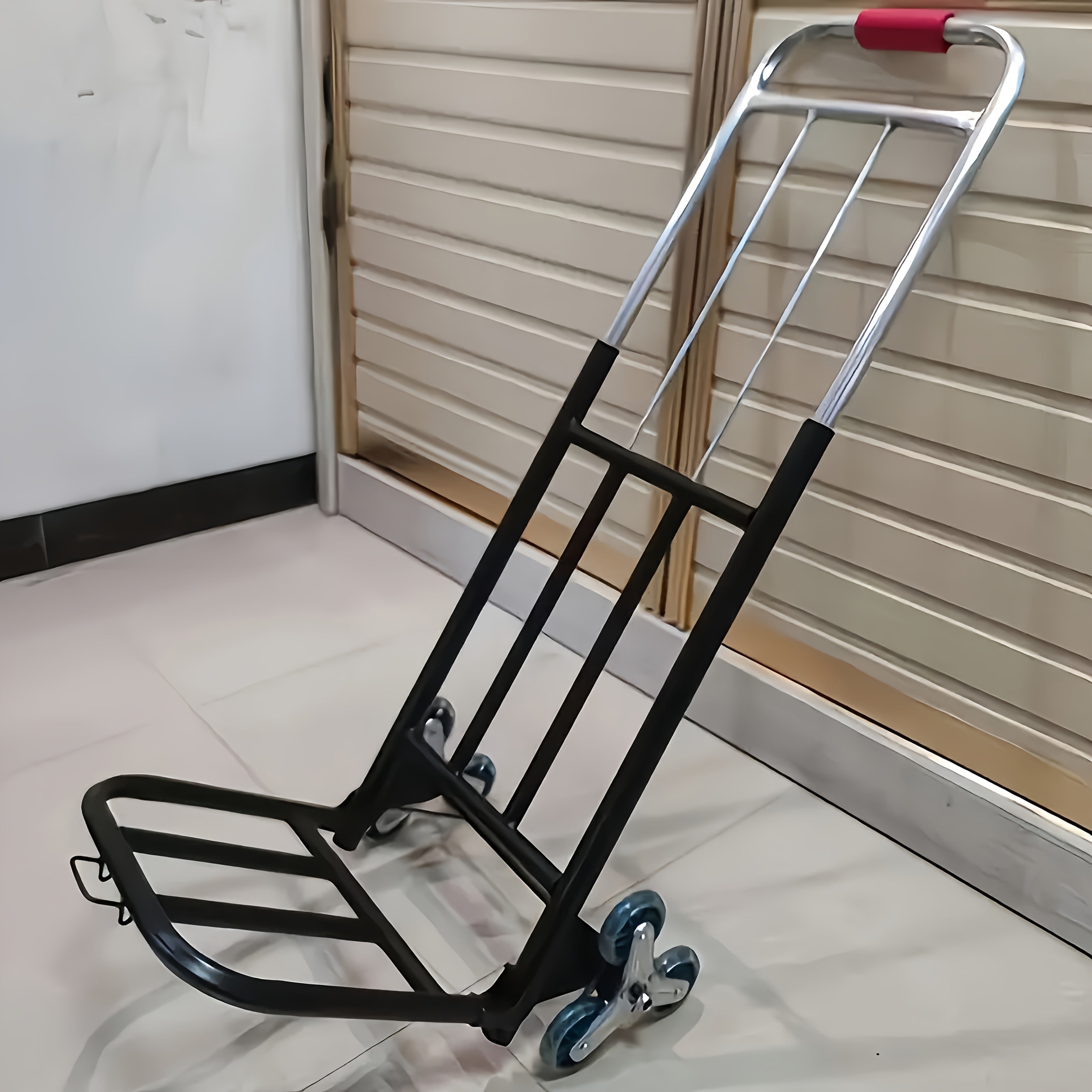 Tungt Lastad Tri-Hjul Trappklättrande Handtruck – Portabel Fällbar Vagn för Tunga Laster