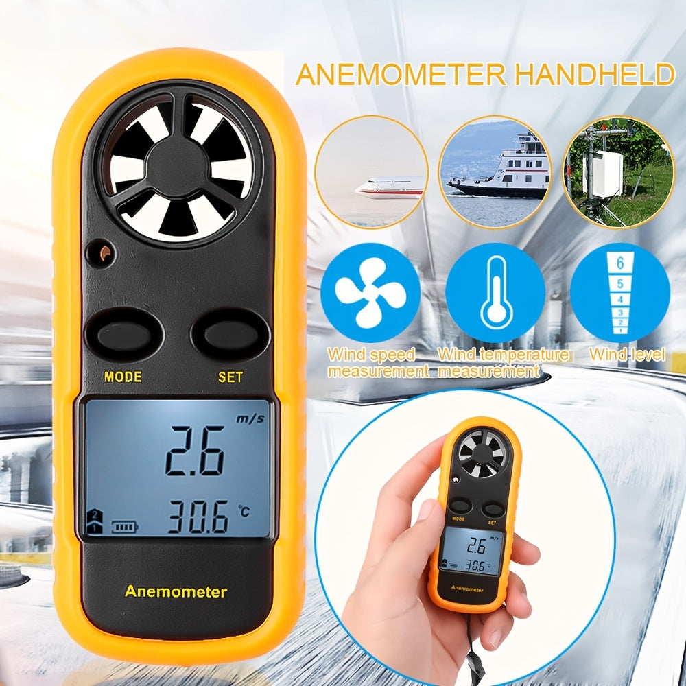 Kompakt Digital Anemometer – Handhållen och Noggrann för Utomhusmätningar