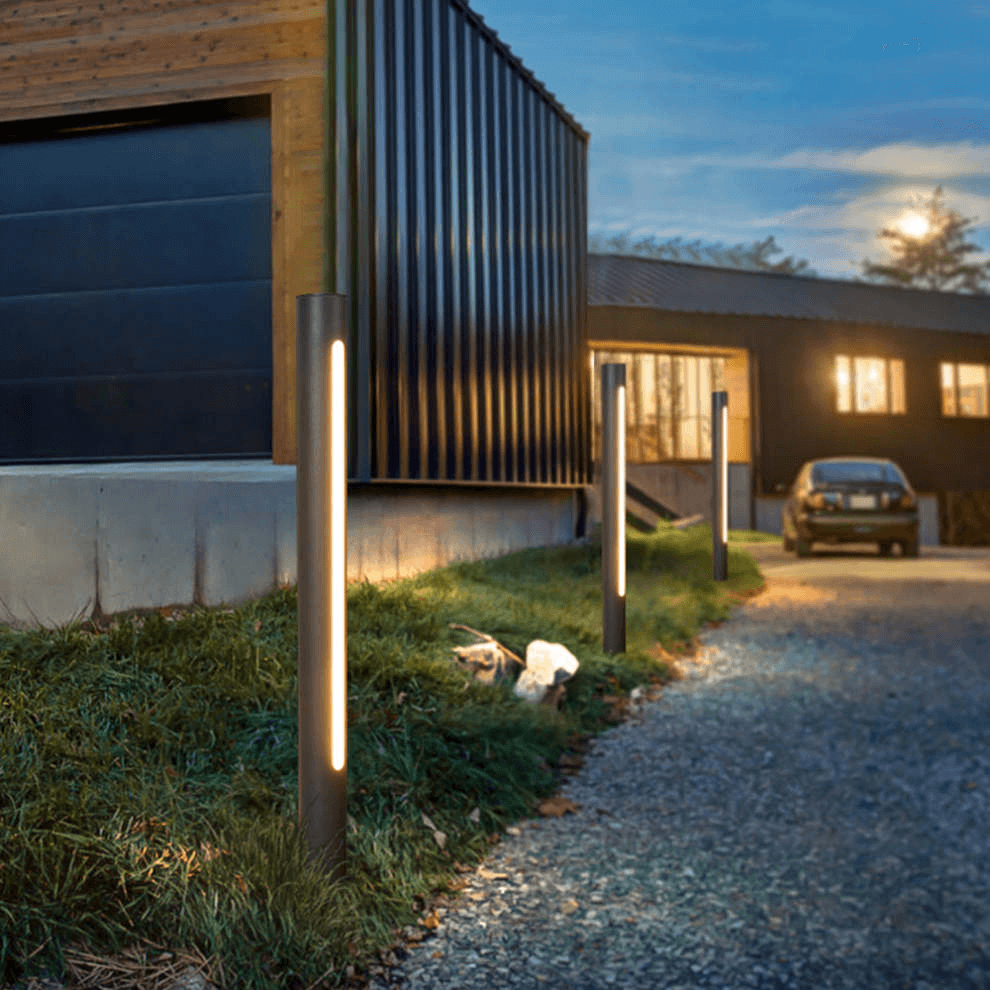 Modern LED Utomhusvägglampa - Metall & Akryl