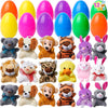 Plush Easter Eggs with Mini Animals for Children – 12 Delars Överraskningsägg Set