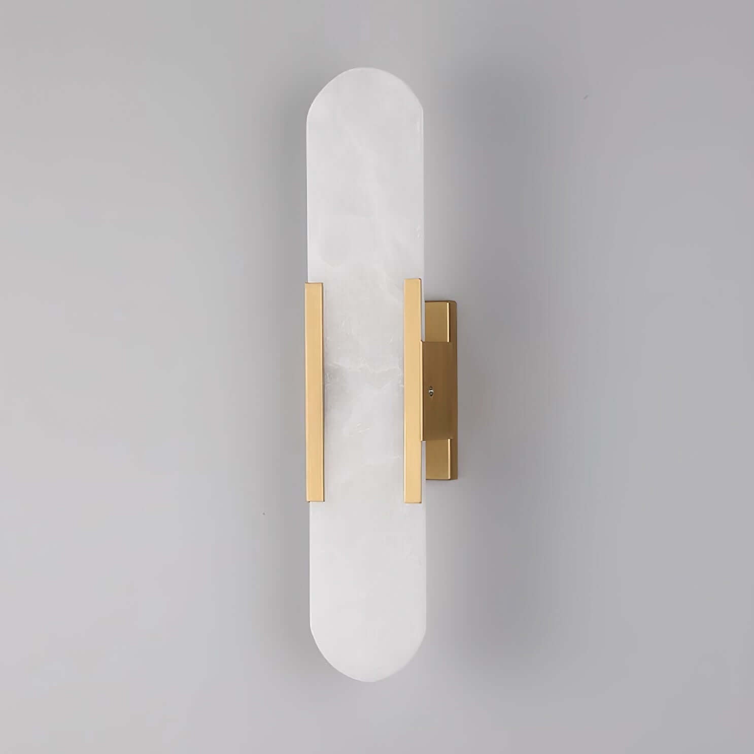 Modern Vägglampa - Alabaster & Metall