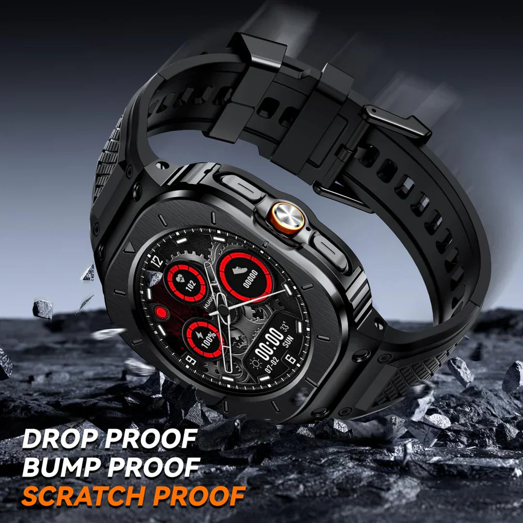 Robust Rostfri Stål Höljeset för Samsung Galaxy Watch Ultra