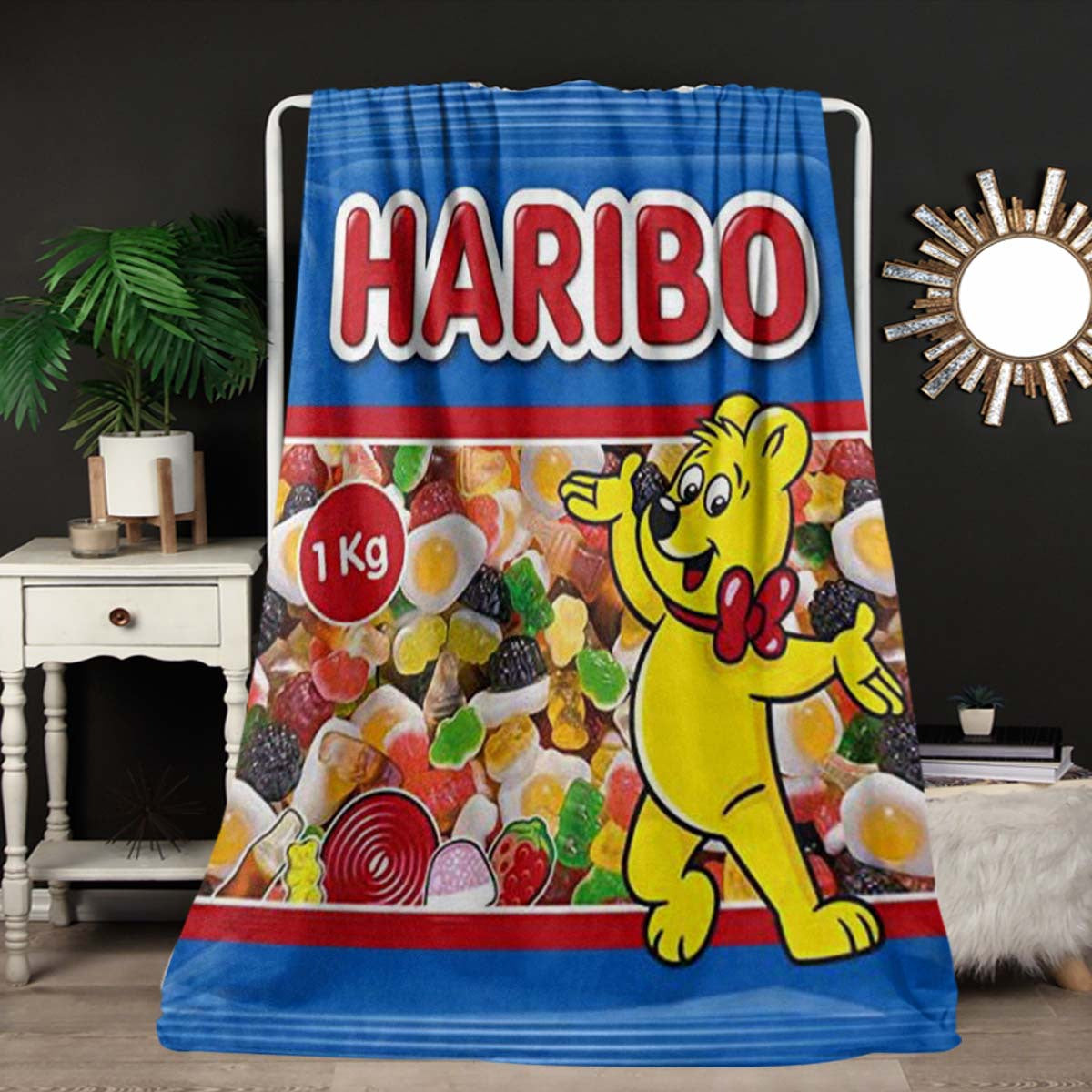 Haribo Gosedjur Filt – Mjuk och Färgglad för Barn