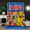 Haribo Gosedjur Filt – Mjuk och Färgglad för Barn