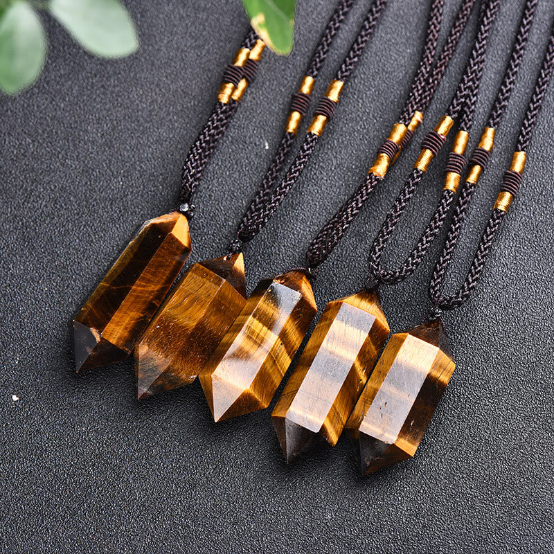 Naturlig Kristall Ametist Helande Halsband – Lyra