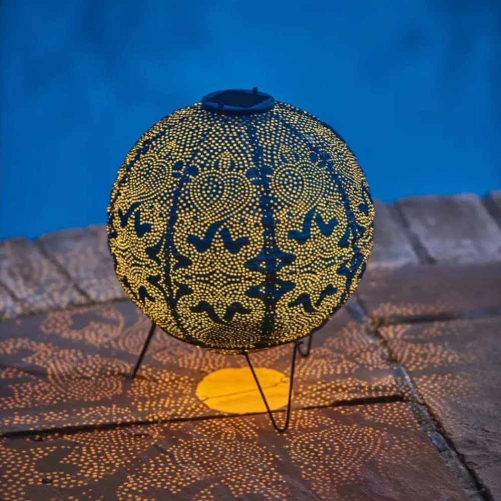 Trädgårdslampa Bollformad - Dekorativ & Solenergi
