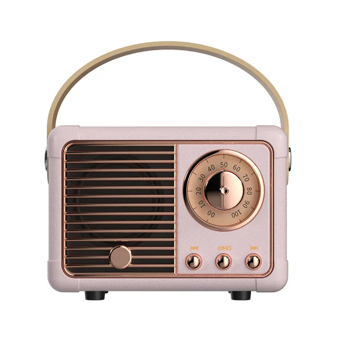 Sonique Classic Bluetooth-högtalare | Premium 2.0-kanals trådlös högtalare med rikt ljud och retrodesign