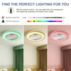 LumiCool RGB Takfläkt – Fräsch och Atmosfärisk