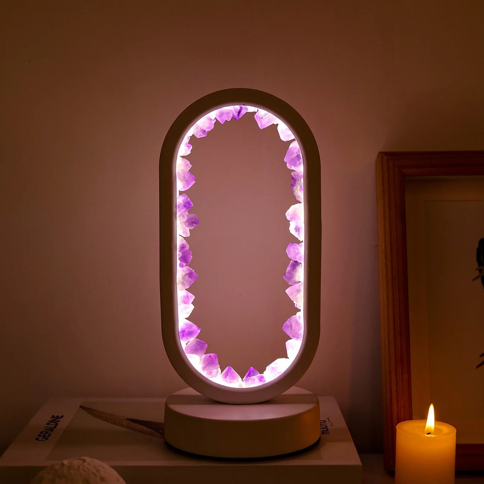 Handgjord Ametistlampa - Serenith
