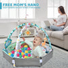 8-i-1 Baby Gym & Bollhav - Tvättbar Lekmatta med Leksaker