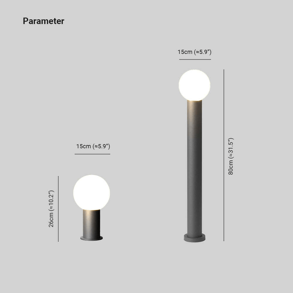Modern LED Utomhuslampa - Trädgård & Stigbelysning