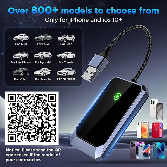 Trådlös CarPlay-adapter – Framtidssäkra din bil