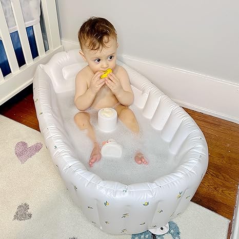 Uppblåsbar Babytub för Resor – BubbleNest