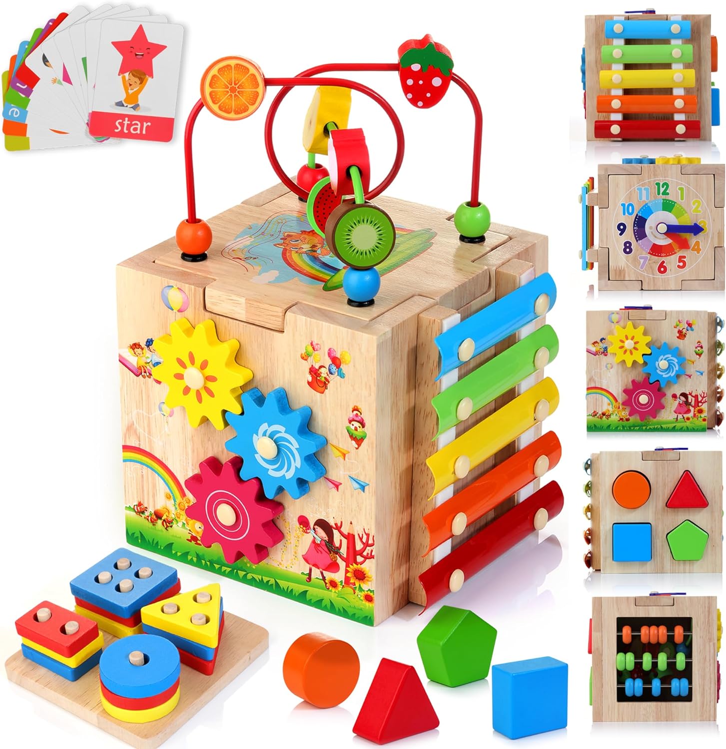 8-i-1 Montessori Lekkub – Cubbi