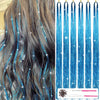 Glittrande Hår Tinsel Kit – Glittersträngar!