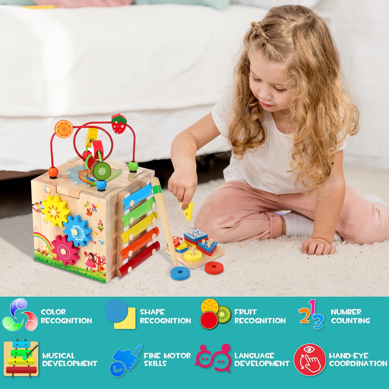 8-i-1 Montessori Lekkub – Cubbi