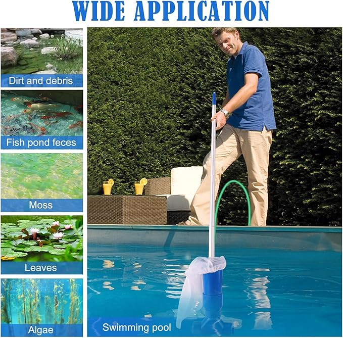 Manuell Pooldammsugare – AquaSweep