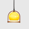 Taklampa i trä - Bauhausdesign