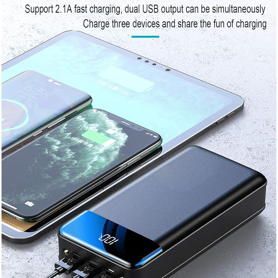Ultimat Power Bank 50 000mAh – Snabb och Mångsidig