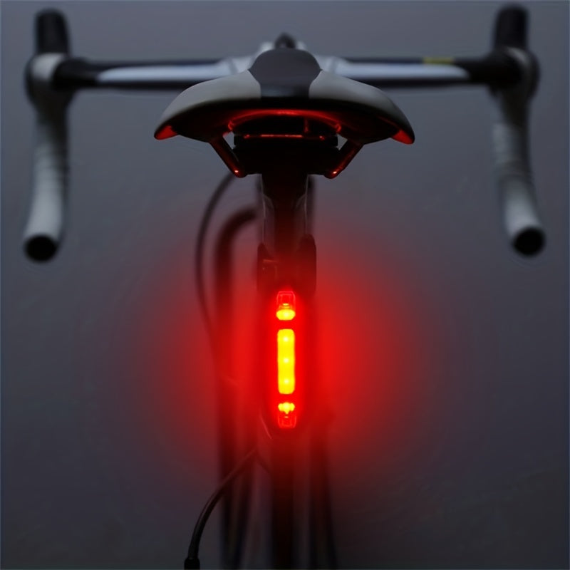 SafeRide LED Bakljus – USB-uppladdningsbart och Ljust