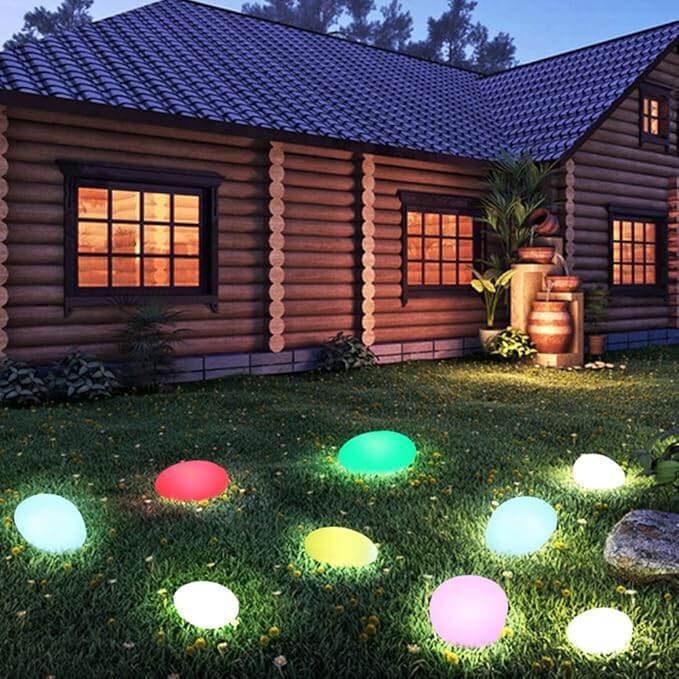 Trädgårdslampa LED - Utomhusbelysning med Fjärrkontroll