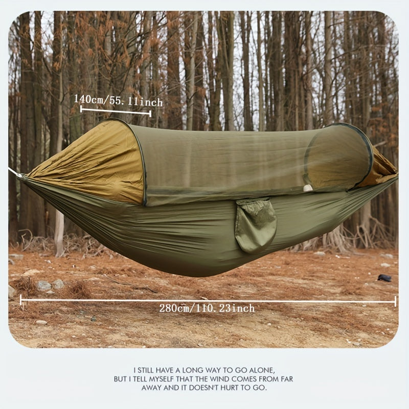 Relax Plus Anti-Myg Hammock – Säker, Rymlig och Bekväm för Utomhusbruk