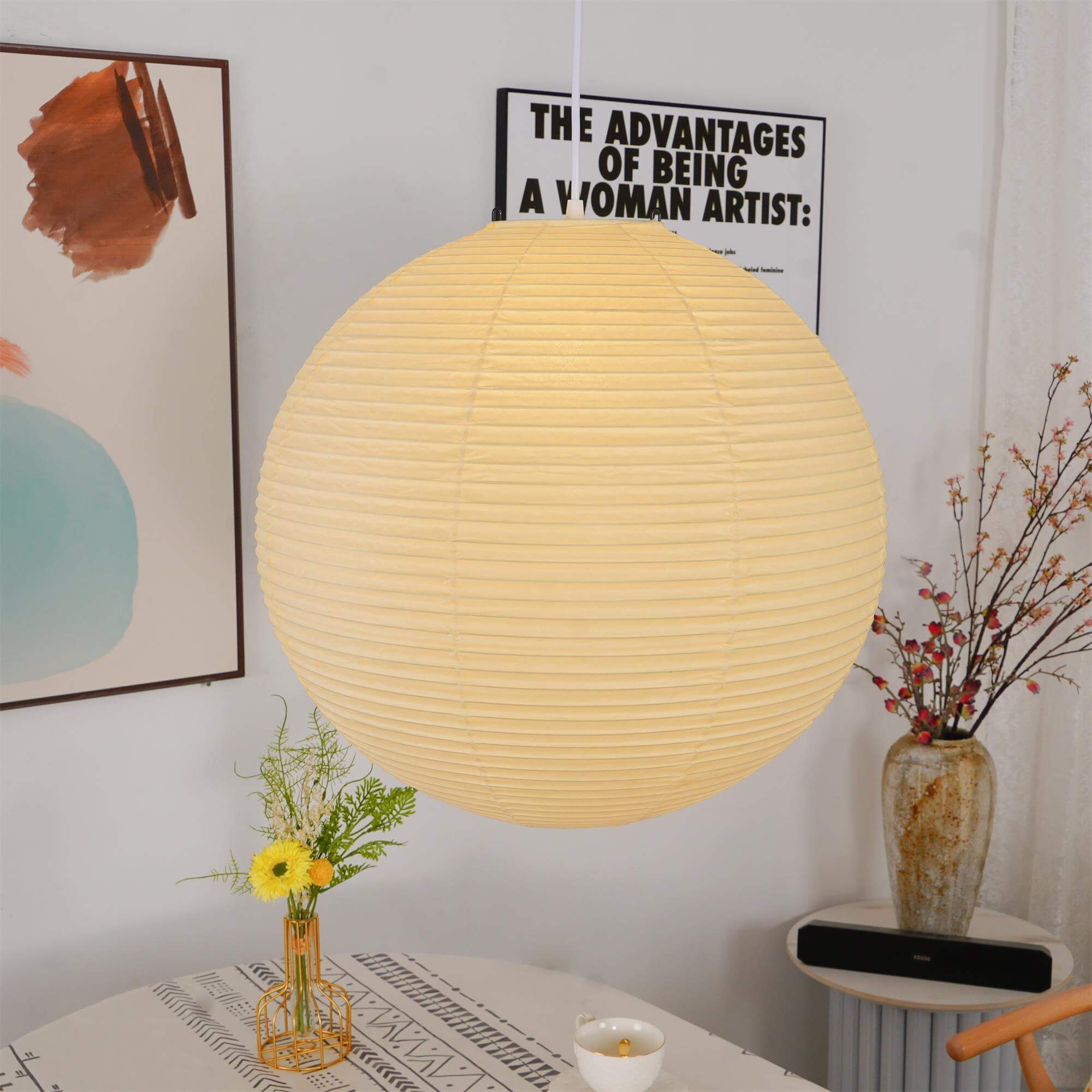 Pappershänglampa - Designbelysning