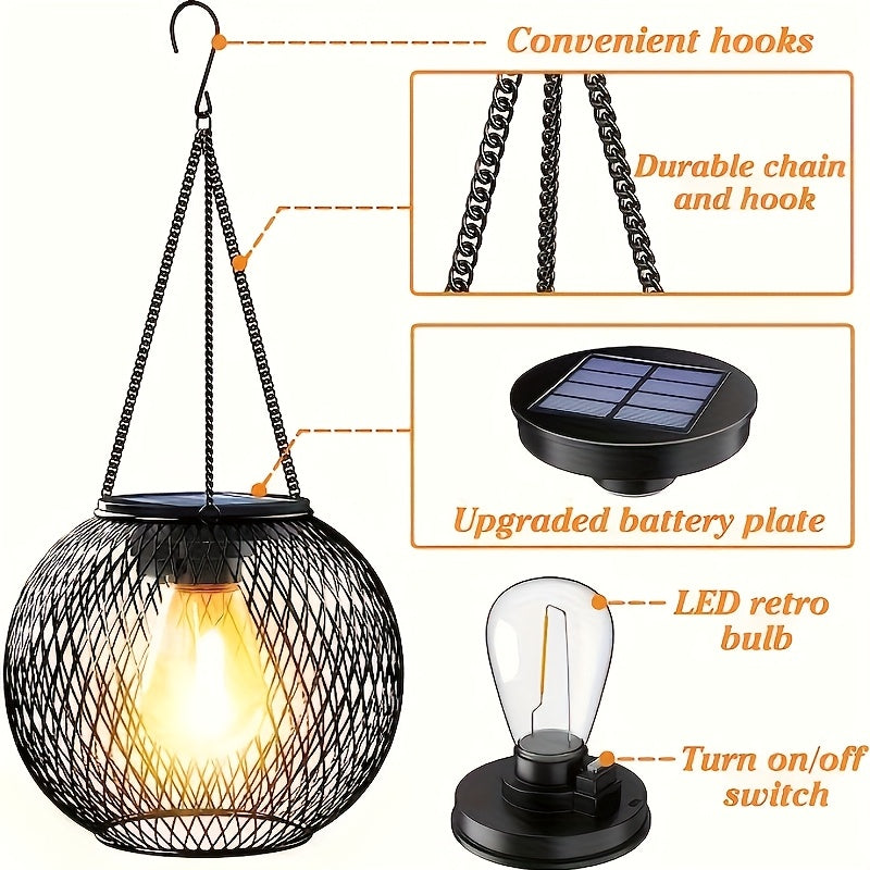 Trä Solar Trädgårdslampa – Idealisk för Kvällsbelysning i Trädgården