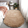 Plush Oval Rug – Mjuk och Stilig Matta för Sovrum och Vardagsrumsdekoration