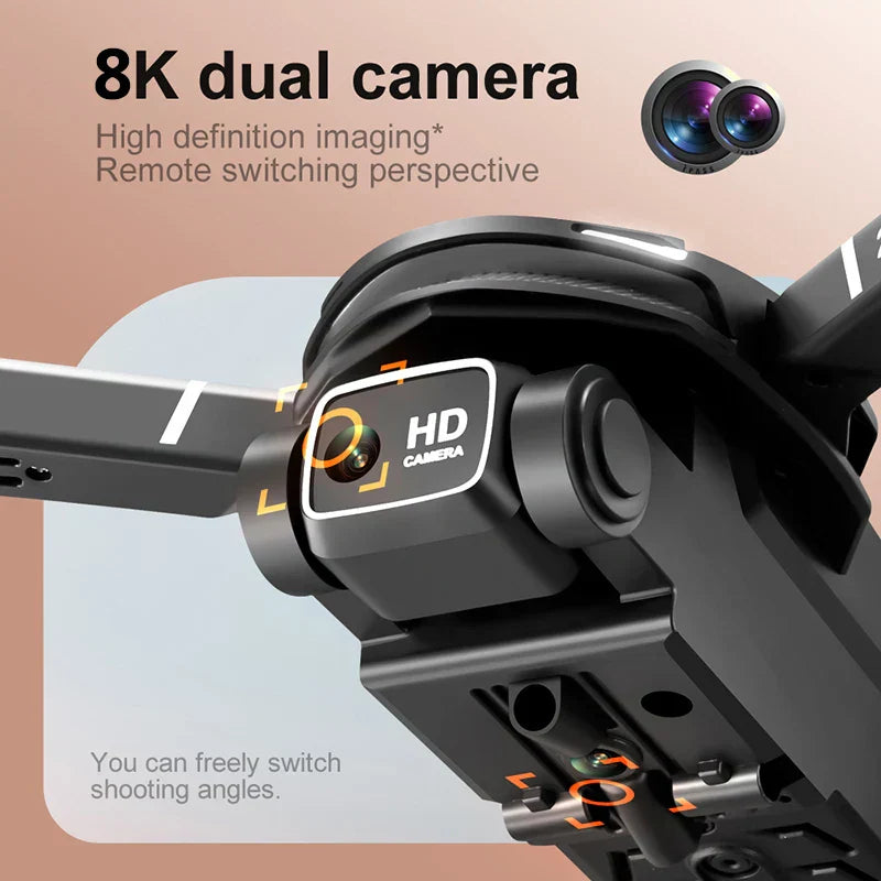 Mini V88 Drone 8K med GPS och HD-kamera - Professionell drönare för luftfotografi