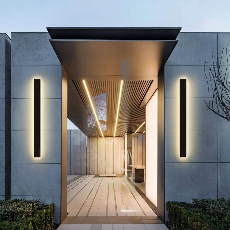 Modern LED Vägglampa Utomhus - Tidös Design