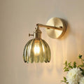 Gannon Vintage Lotus Glas Vägglampa