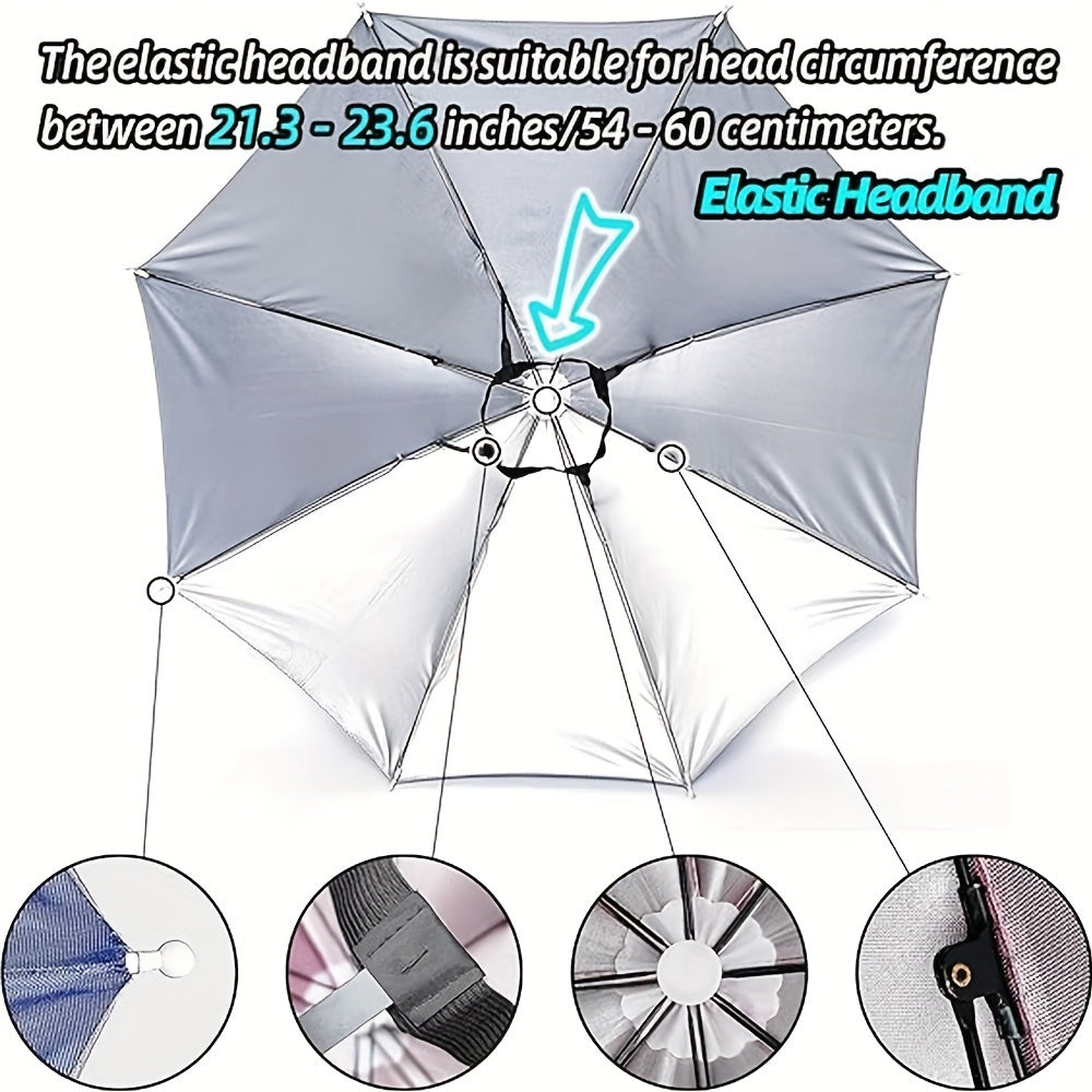 SunShade Parasolhatt – Lätt, UV-skyddande och Handsfri