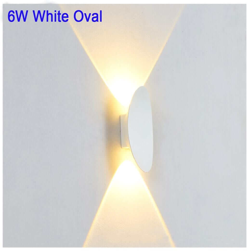 Modern Utomhusvägglampa - Oval & Rektangulär Design