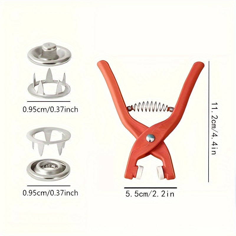Snap Kits Set – Praktiska Tryckknappar för Kläder och DIY Hantverk