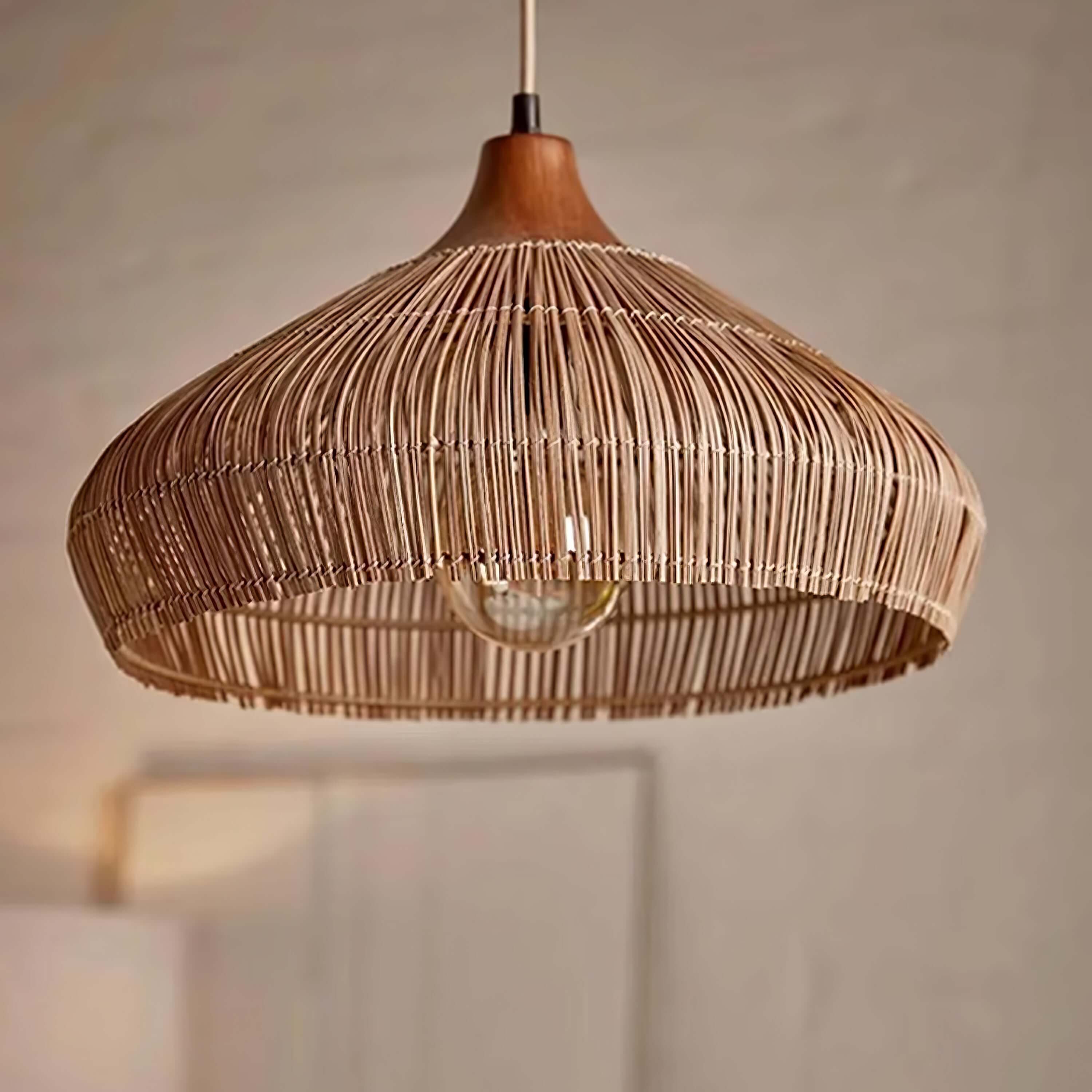 Rotan Hänglampa - Bohemisk Stil Hänglampa