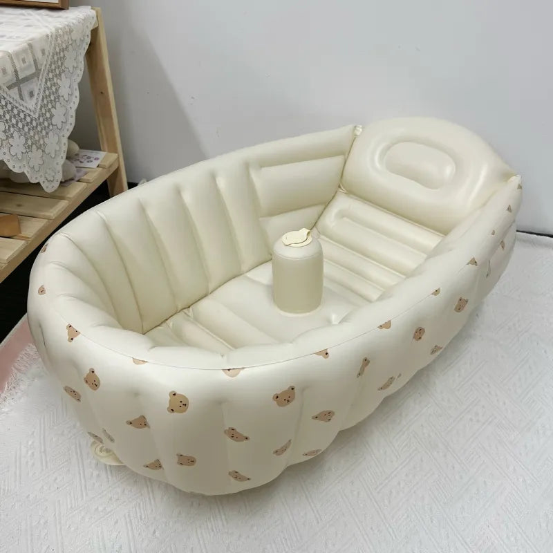Uppblåsbar Babytub för Resor – BubbleNest