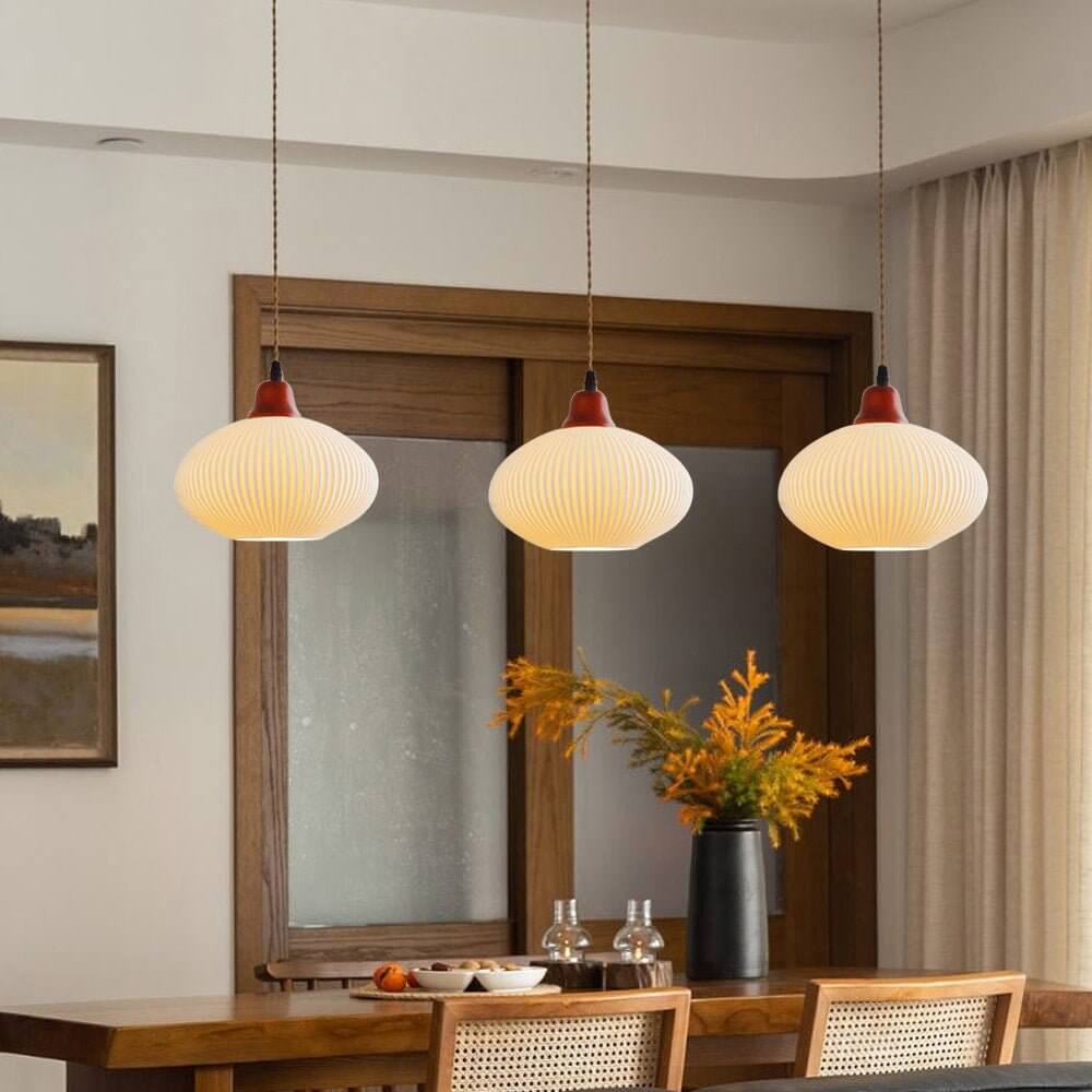 Stilren Keramisk Taklampa - Rustik Design