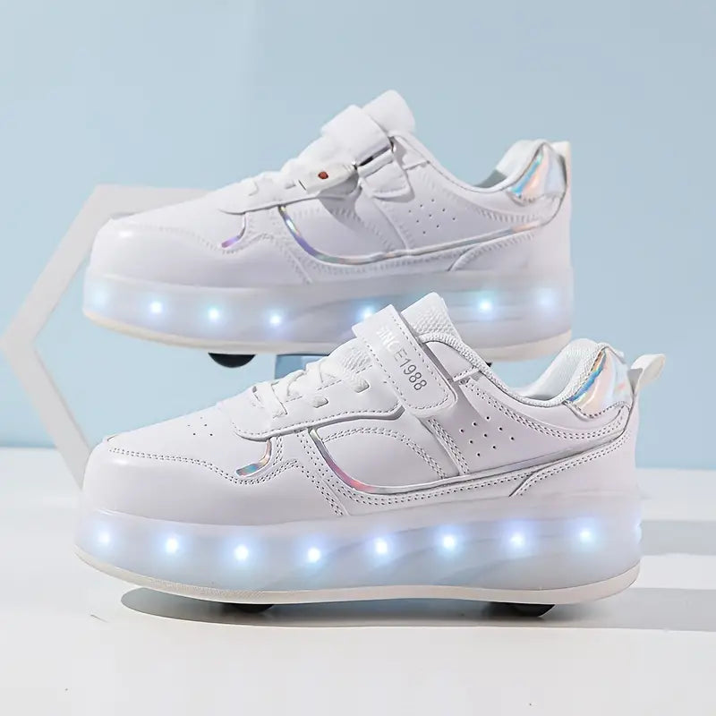 Glid i stil med Velo – Sneakers med hjul och upplysta sulor