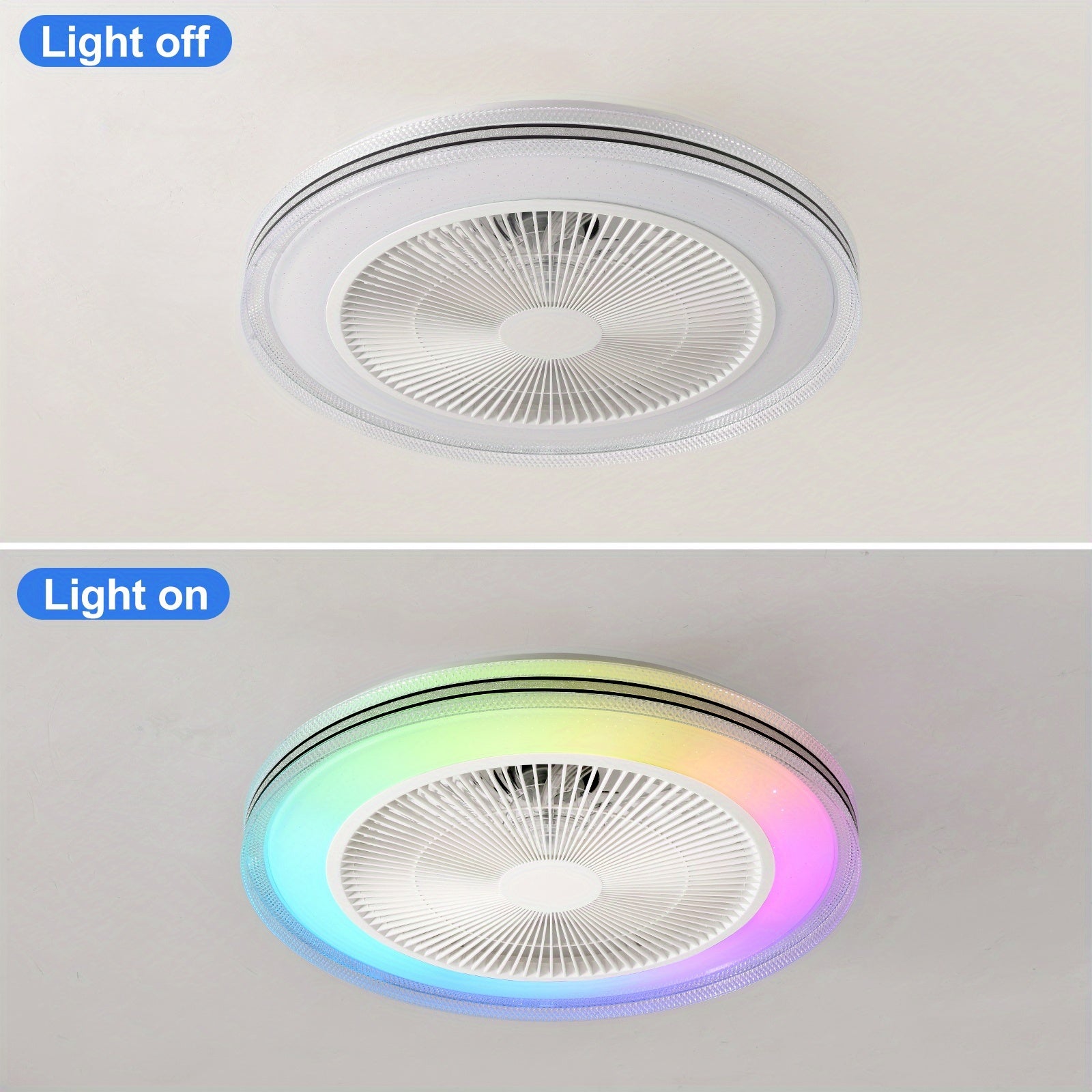 LumiCool RGB Takfläkt – Fräsch och Atmosfärisk