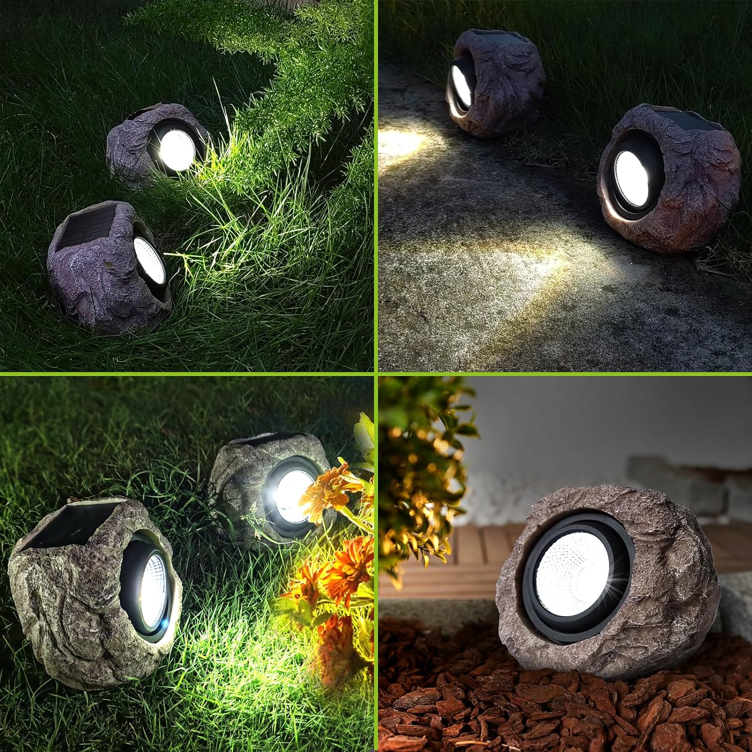 RadiantRock Solarlampa | Utomhus Belysningslösning med Energi Effektivitet och Väderbeständighet