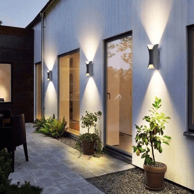 Utomhus LED Aluminium Vägglampa - Vattentät
